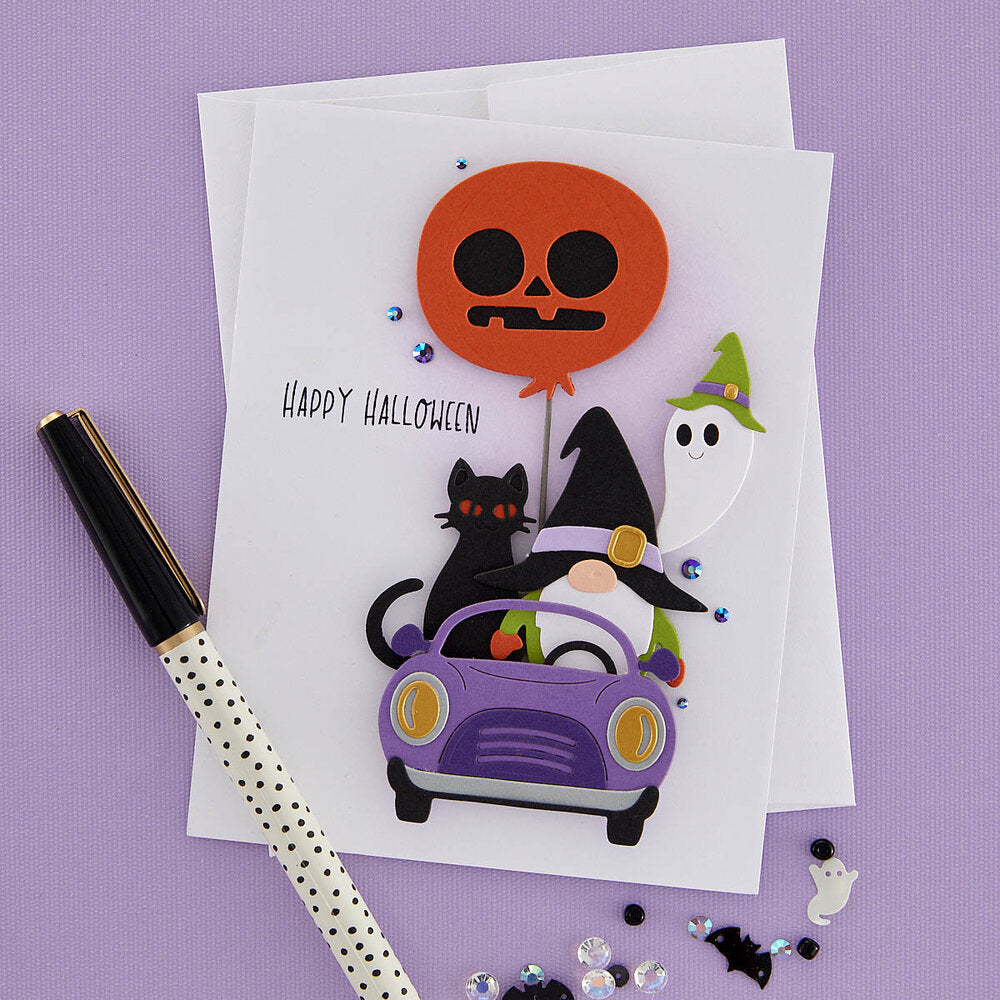 Spellbinders - Gnome Drive Halloween Etched Dies