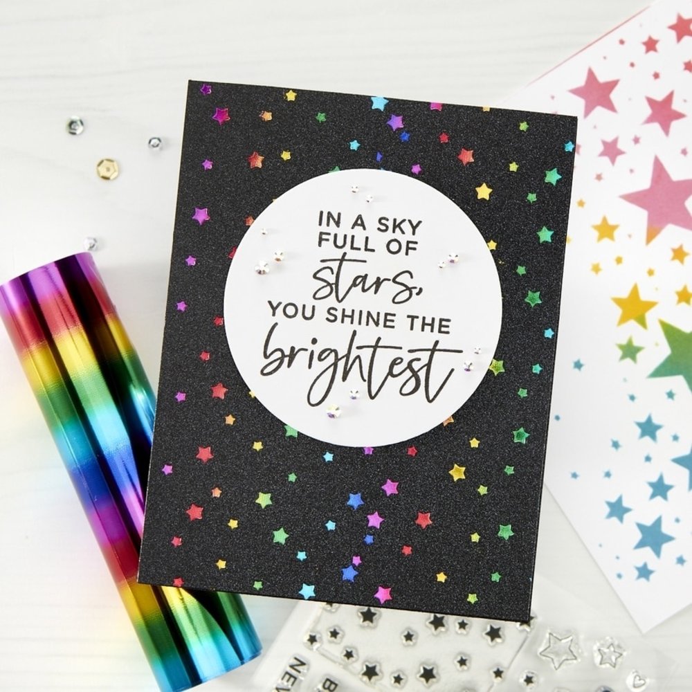 Spellbinders - Glimmer Hot Foil Mini Rainbow Stripe