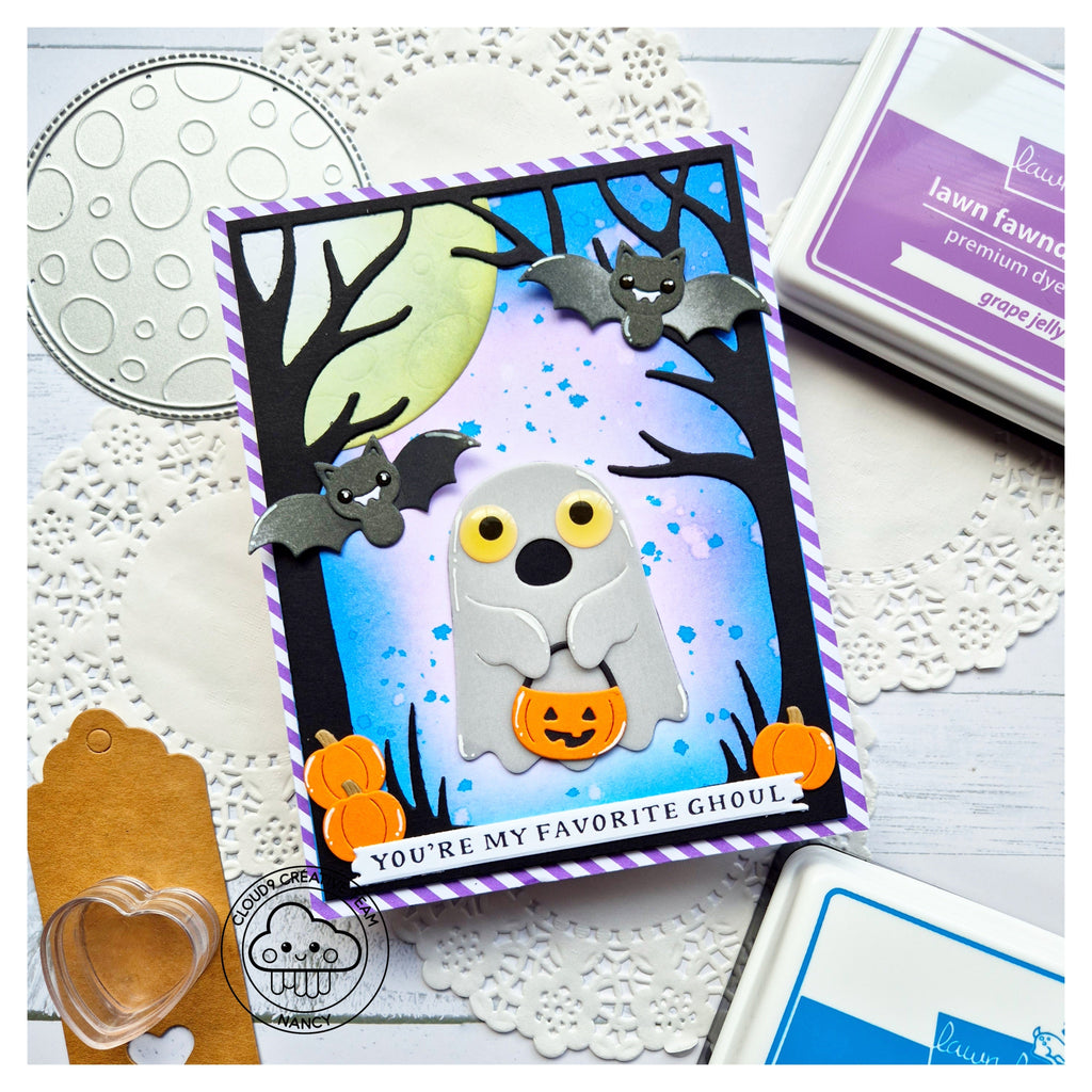 Friendship Card feat. Lawn Fawn Build-A-Critter More Costumes