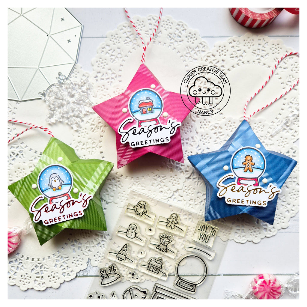 Christmas Gift Box feat. Lawn Fawn Star Treat Box