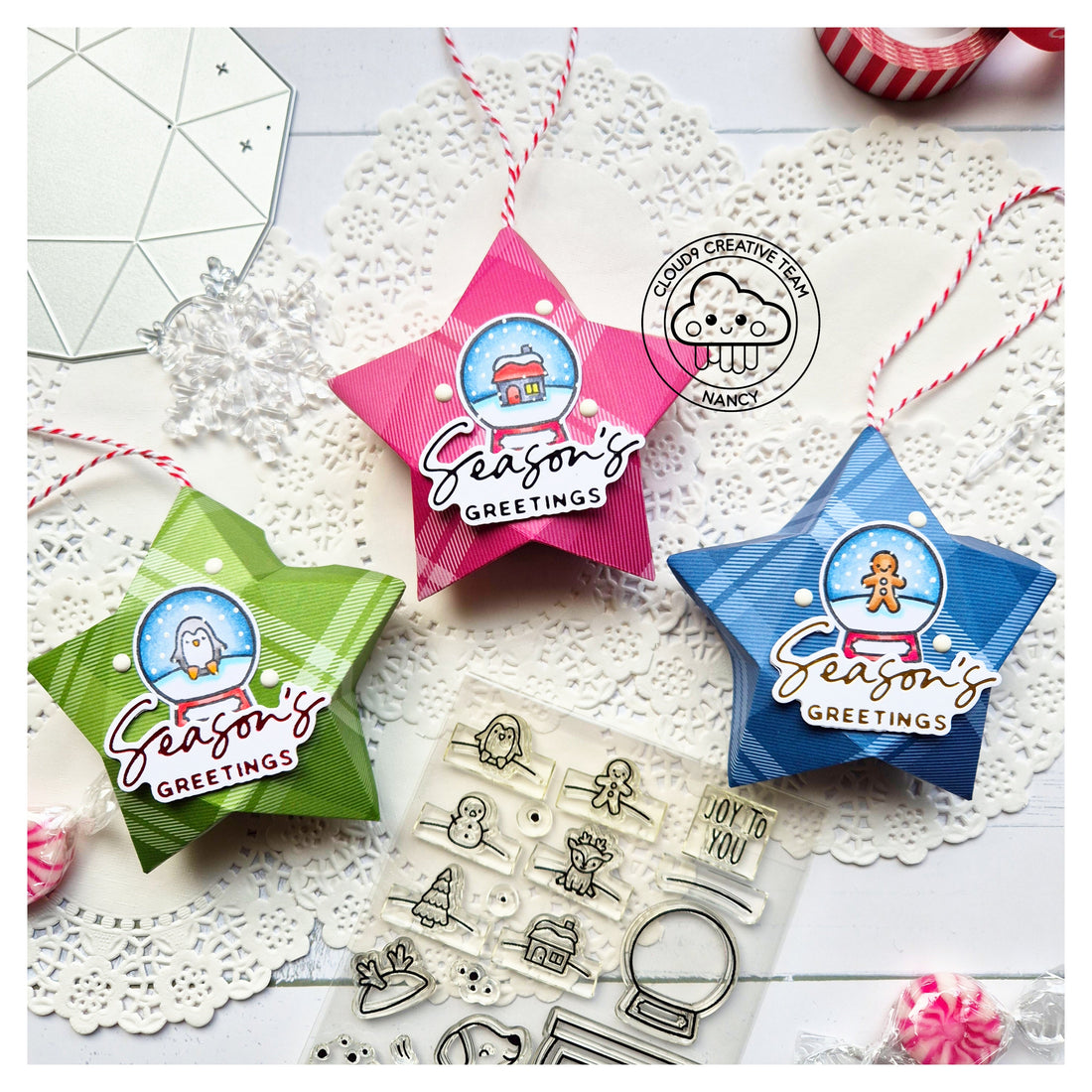 Christmas Gift Box feat. Lawn Fawn Star Treat Box