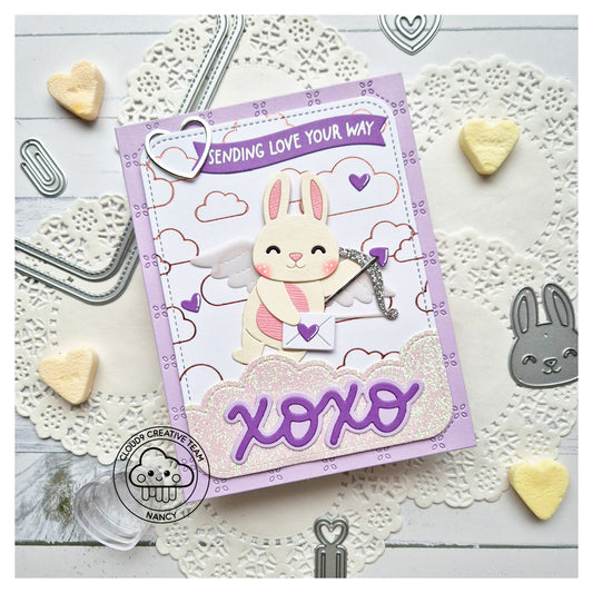 Valentine's Day Card feat. Lawn Fawn Build-A-Critter Valentine Accessories