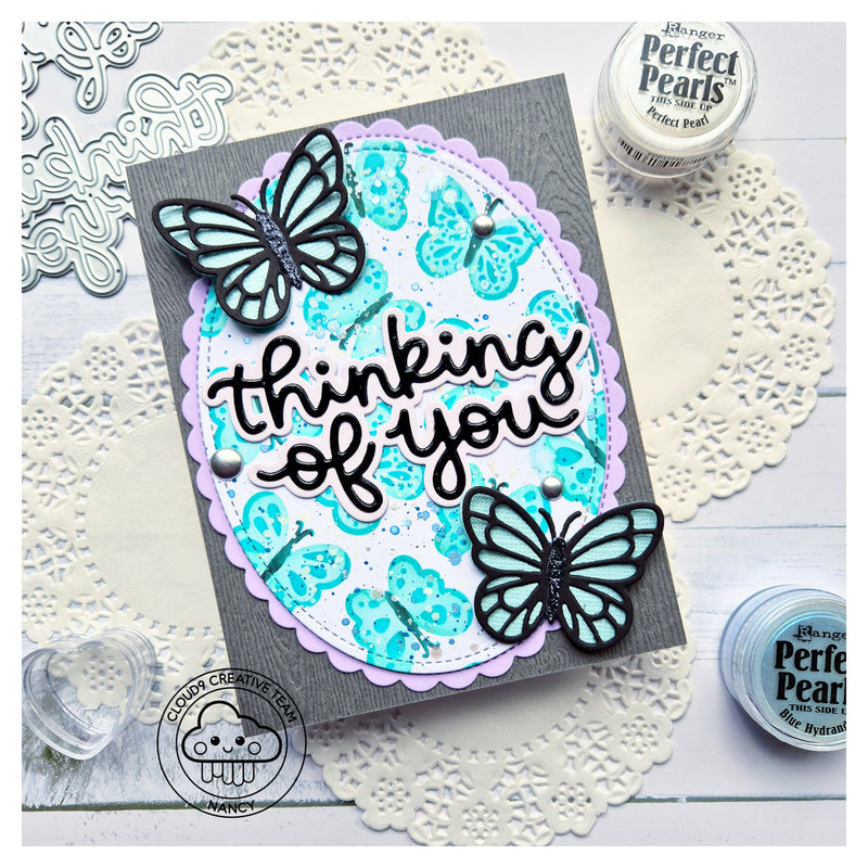 Friendship Card feat. Lawn Fawn Scripty Thinking Of You