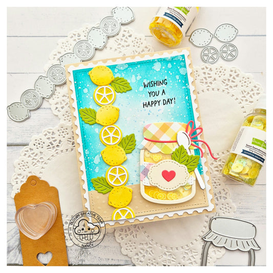 Any Occasion Summer Card feat. Lawn Fawn Lemon Border