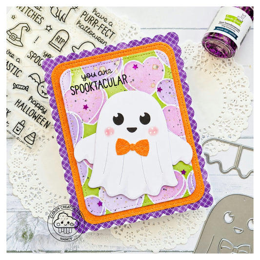 Halloween Card feat. Lawn Fawn Big Hugs Ghost