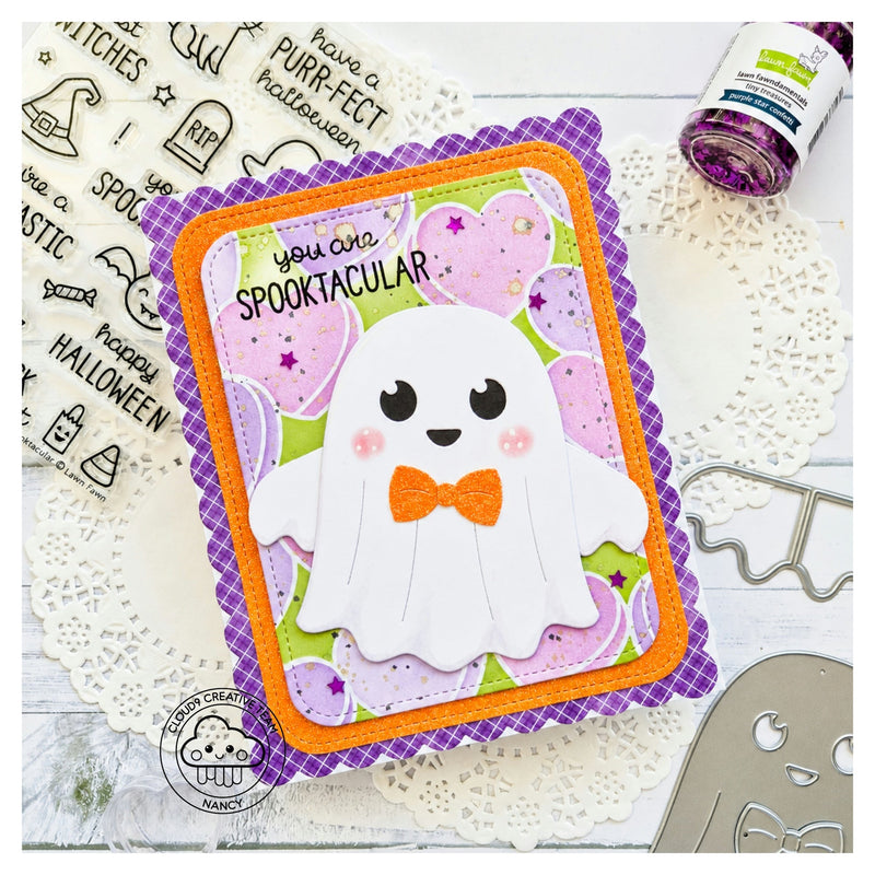 Halloween Card feat. Lawn Fawn Big Hugs Ghost