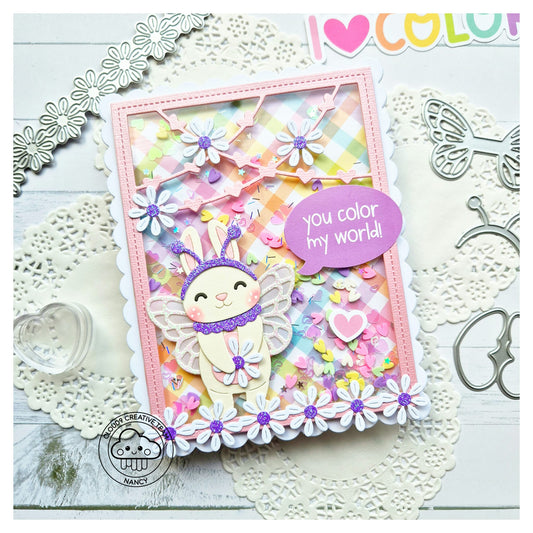 Summer Friendship Card feat. Lawn Fawn Build-A-Critter Bug Costumes