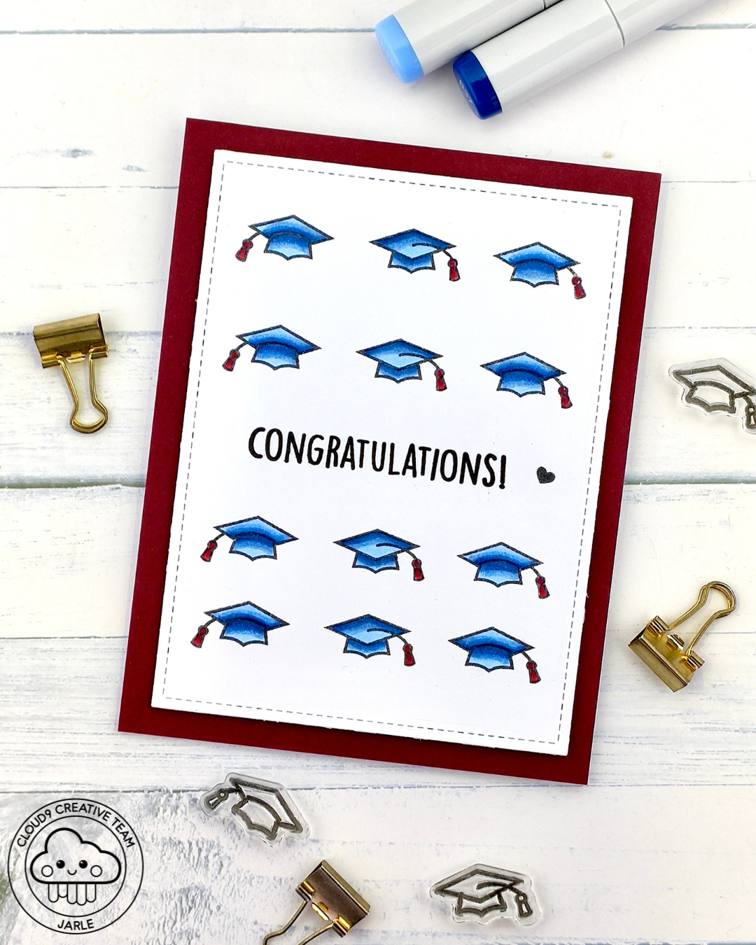 Graduation Card feat. Lawn Fawn All The Grad Caps