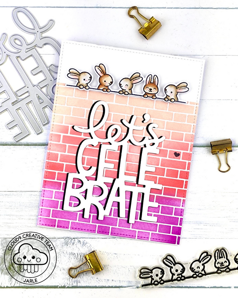 Birthday Card feat. Lawn Fawn Giant Let's Celebrate