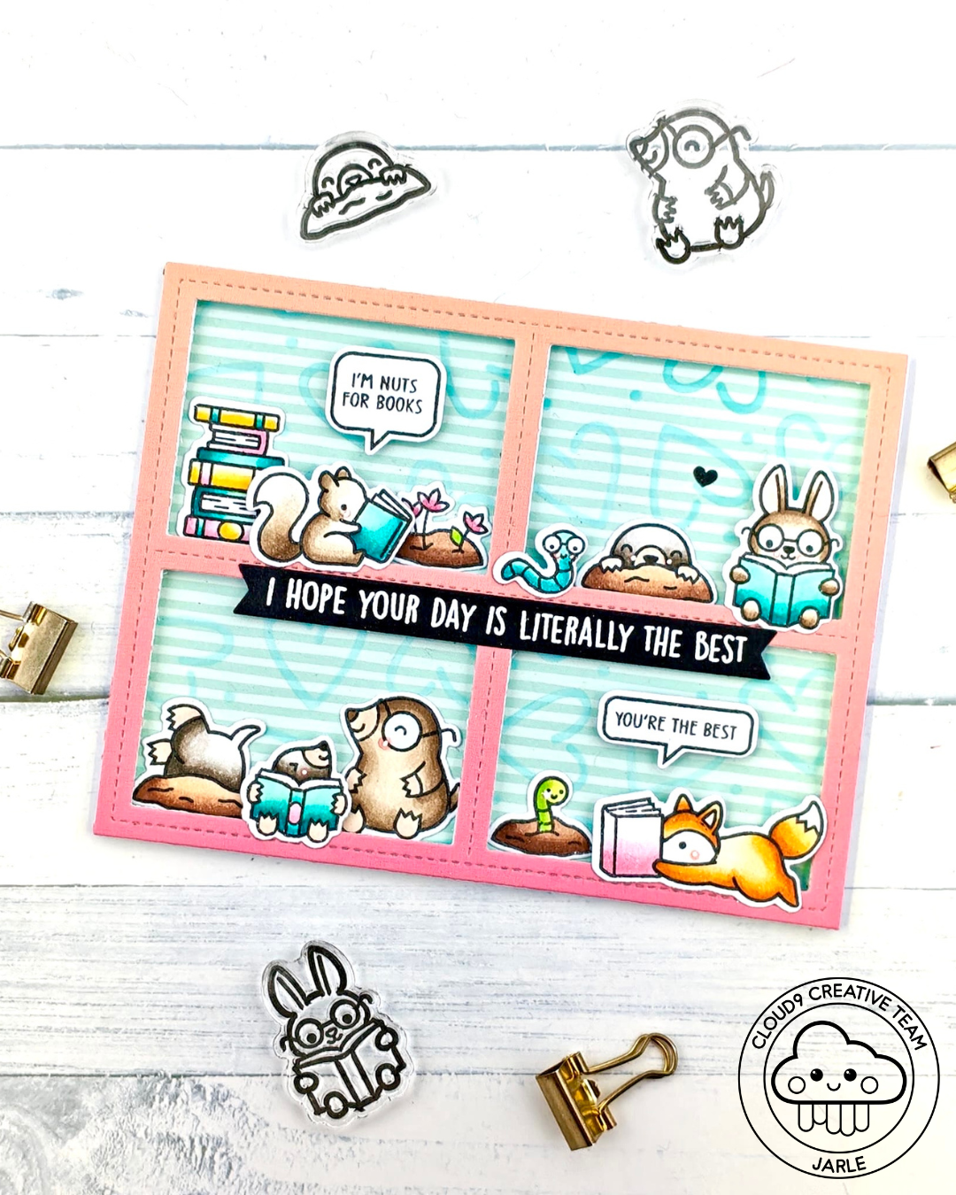 Friendship Card feat. Lawn Fawn A Mole Lot of Love