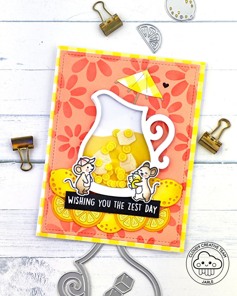 Any Occasion Card feat. Lawn Fawn Build-A-Drink: Pitcher Any Occasion Card feat. Lawn Fawn Build-A-Drink: Pitcher