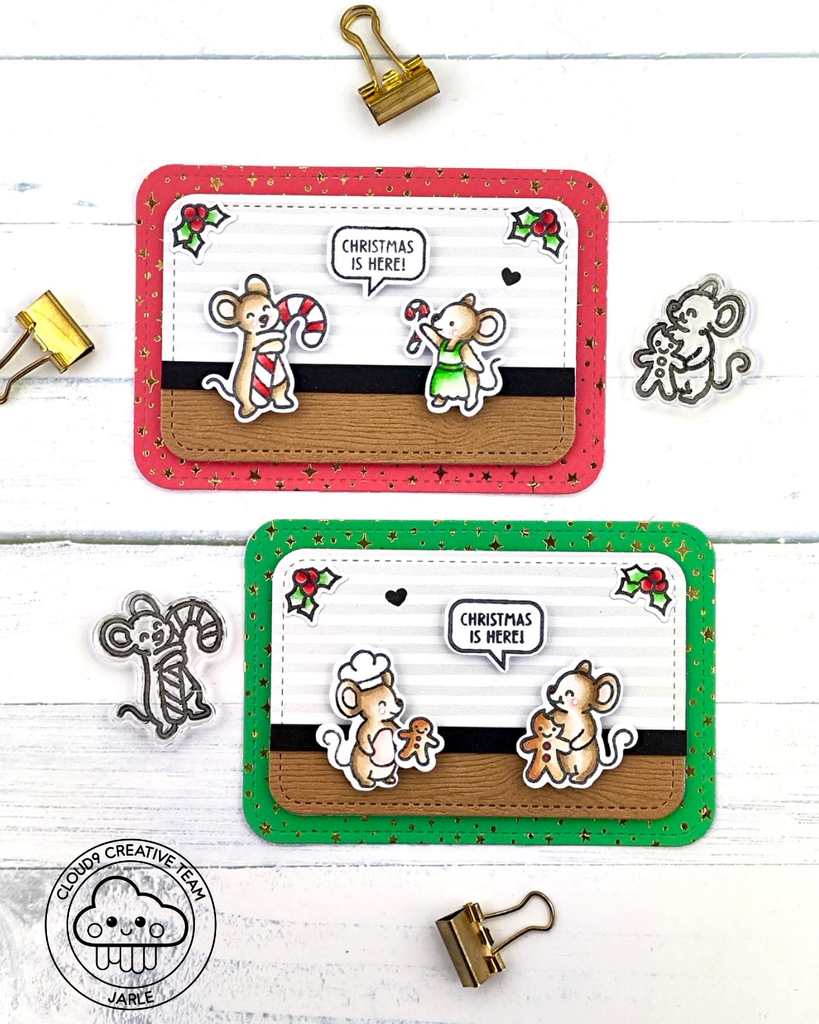 Little Christmas Cards feat. Lawn Fawn Sweet Christmas Mice