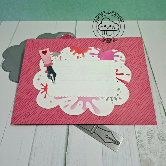 DIY Envelope feat. Mama Elephant Poofy Cloud Creative Cuts