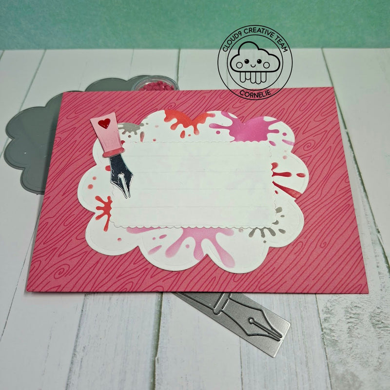 DIY Envelope feat. Mama Elephant Poofy Cloud Creative Cuts