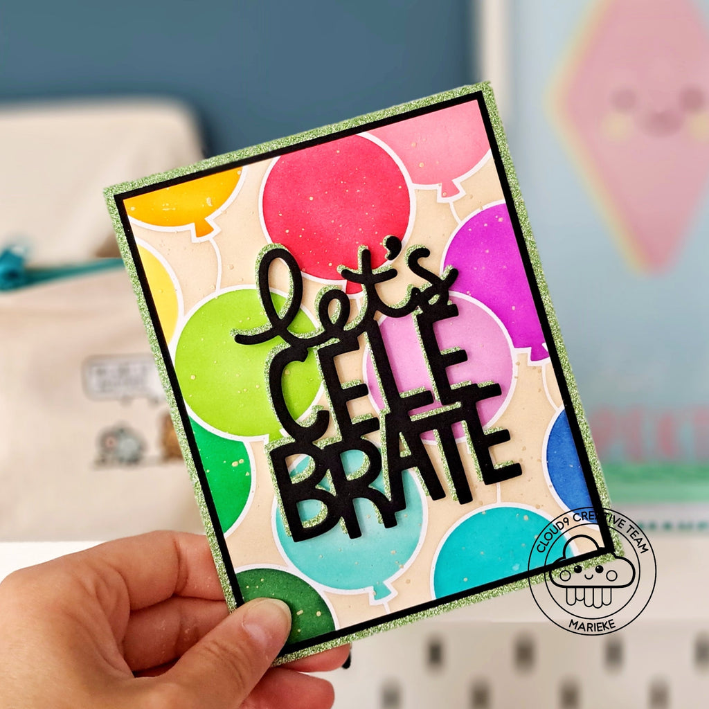 Birthday Card feat. Lawn Fawn Giant Let's Celebrate