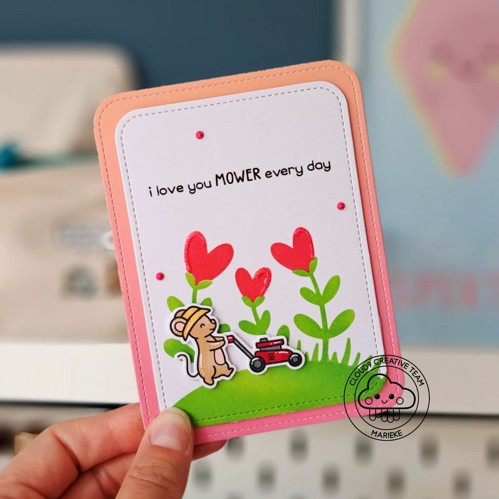 Friendship Card feat. Lawn Fawn I Love You Mower