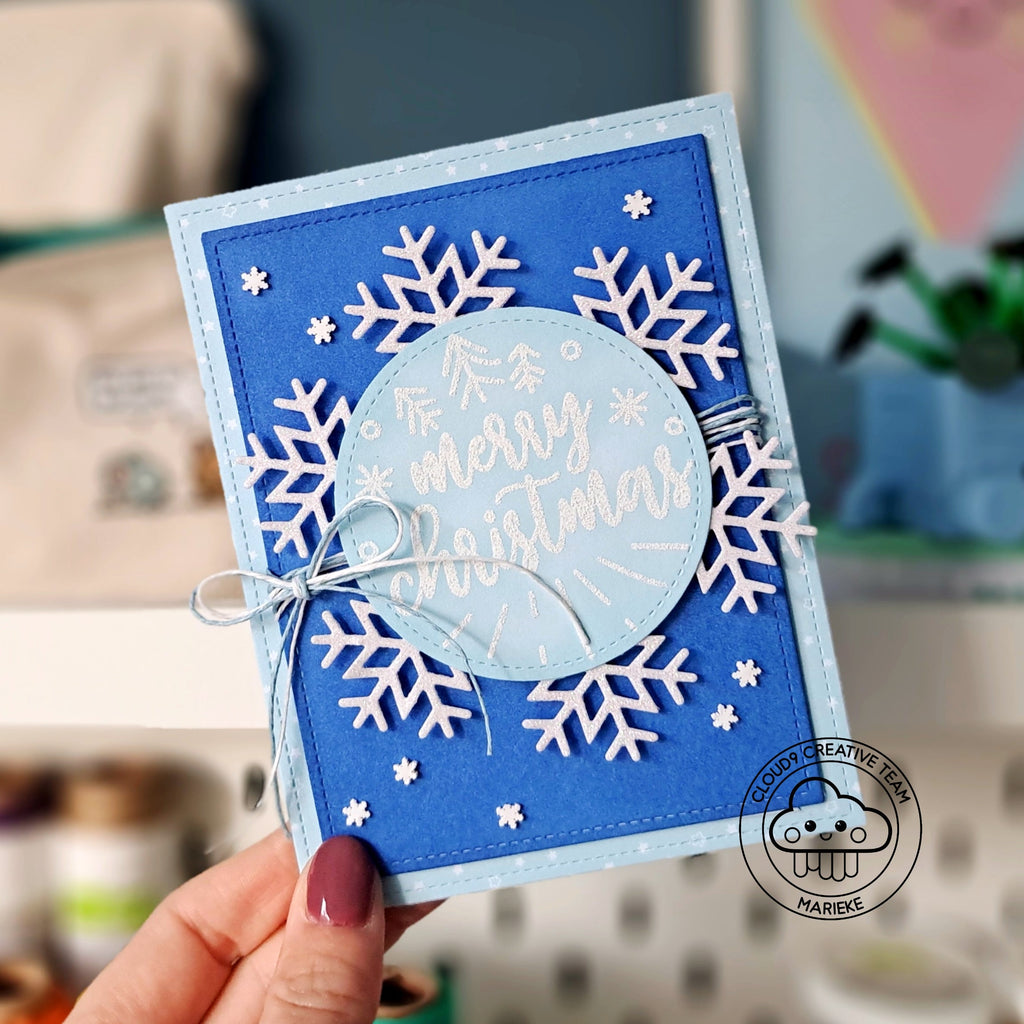 Christmas Card feat. Lawn Fawn Big Messages: Christmas