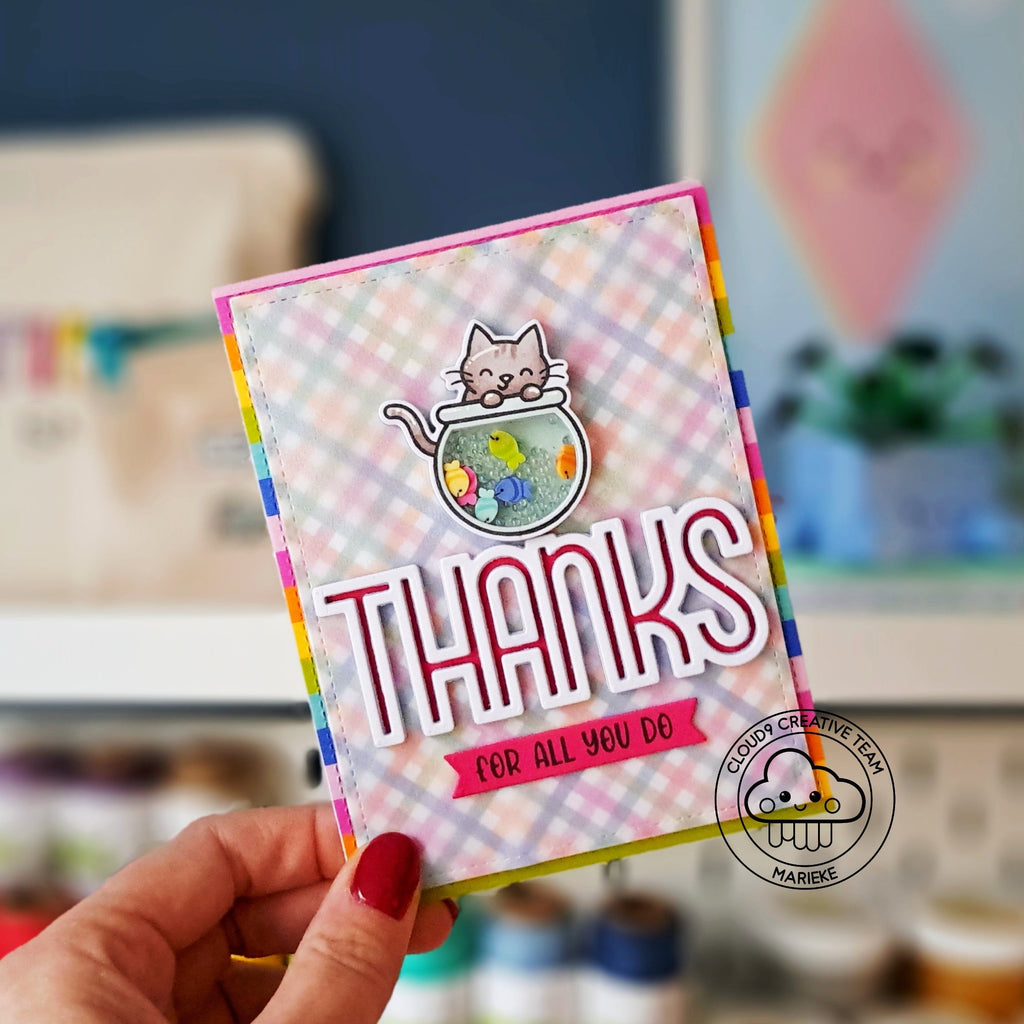 Thank You Card feat. Lawn Fawn Keep On Swimming Add-On