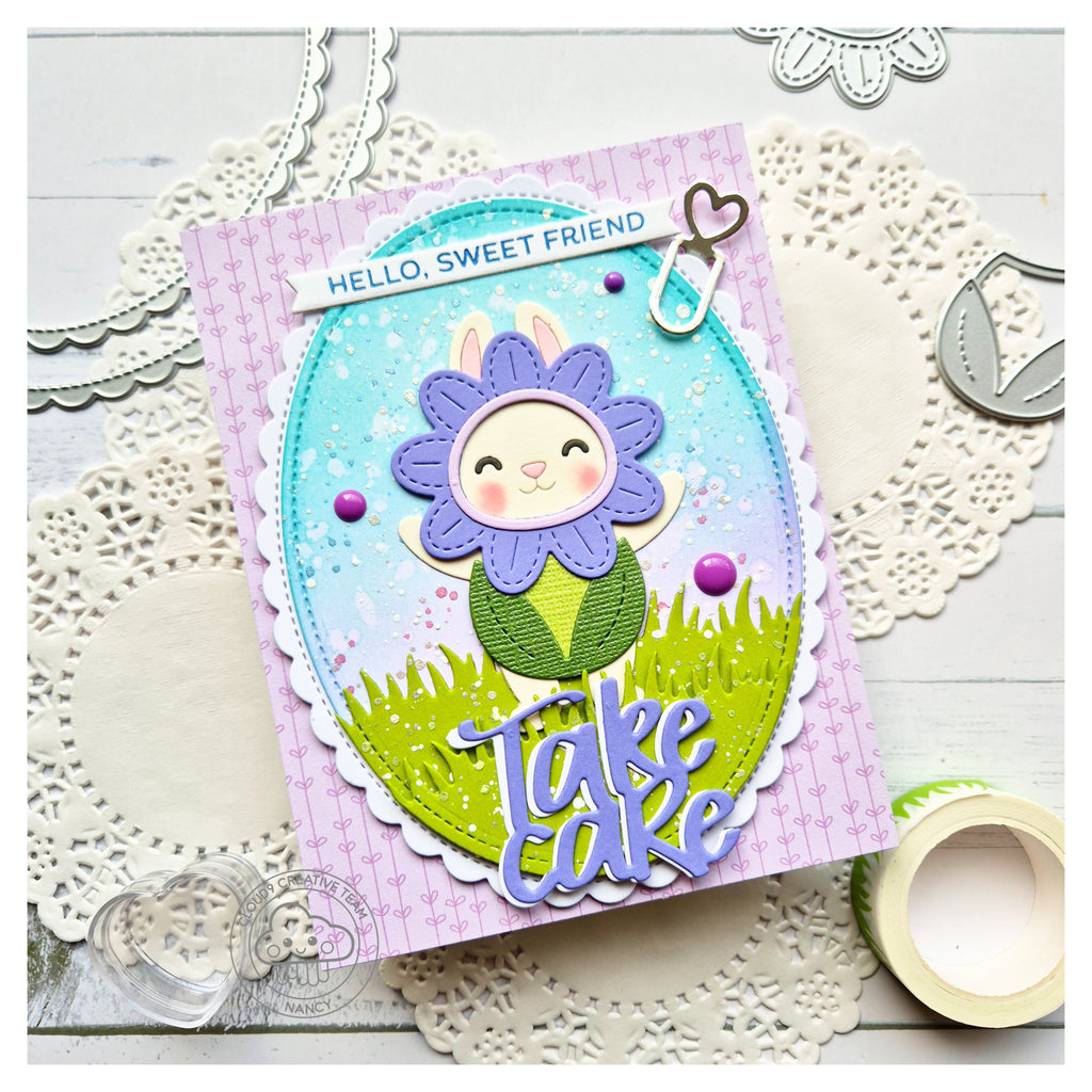 Get Well Card feat. Lawn Fawn Build-A-Critter Spring Accessories