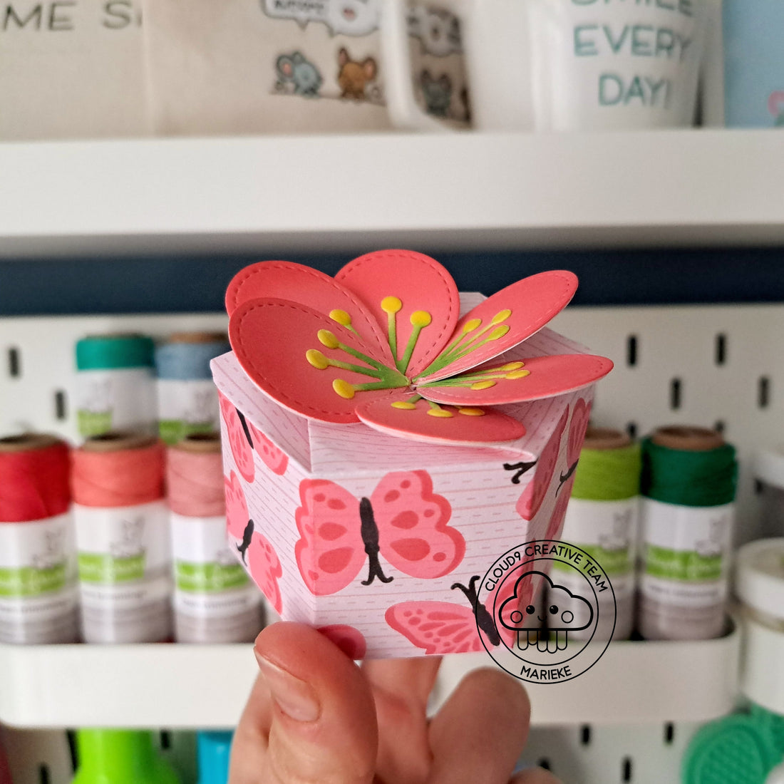 Spring Treat Box feat. Lawn Fawn Flower Treat Box