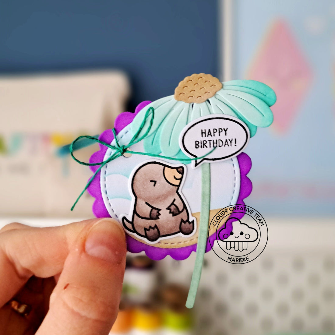 Birthday Tag feat. Lawn Fawn A Mole Lot Of Love