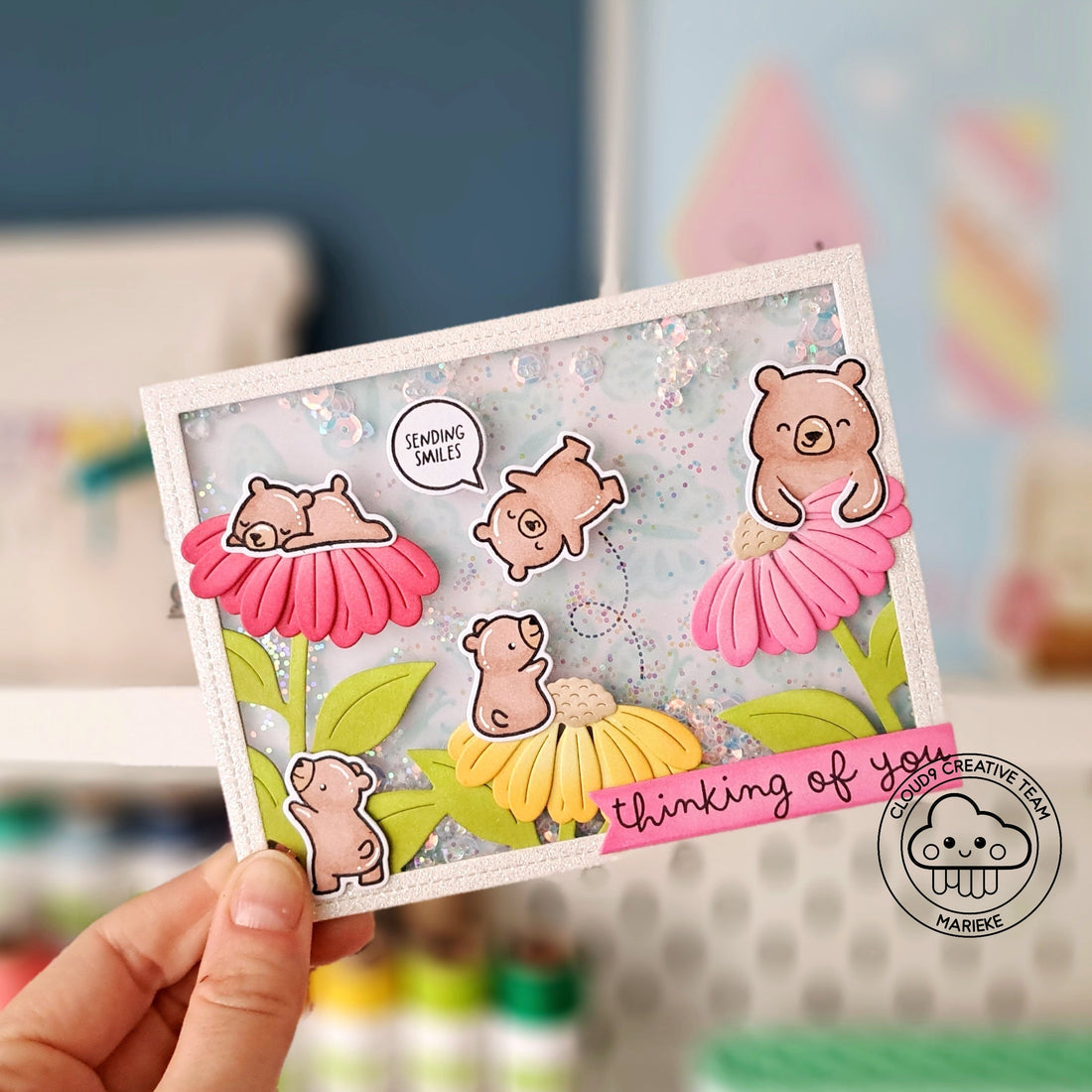 Any Occasion Shaker Card feat. Lawn Fawn Snow Much Fun