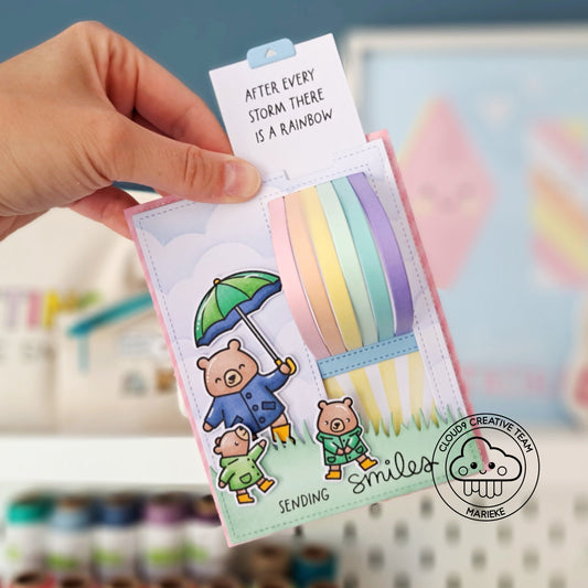Interactive Any Occasion Card feat. Lawn Fawn Over The Rainbow