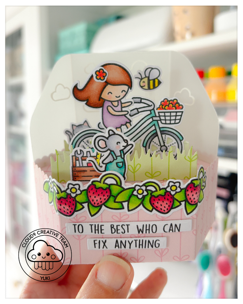 Father's Day Pop-Up Card feat. Lawn Fawn Platform Pop-Up