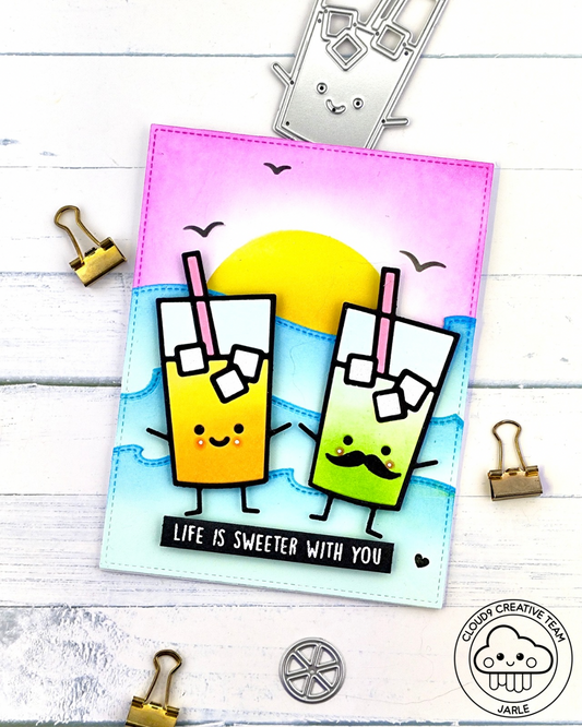 Friendship Card feat. Lawn Fawn Fresh Lemonade