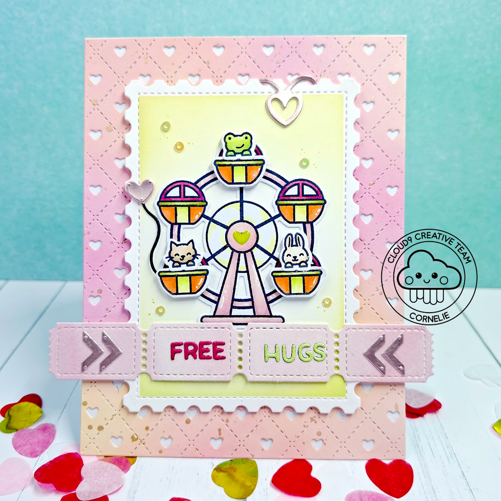 Friendship Card feat. Lawn Fawn Wheely Great Day