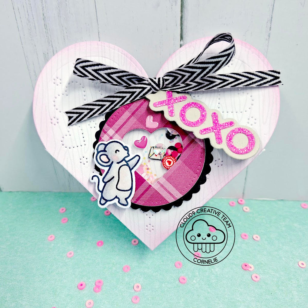 Heart Treat Box feat. Lawn Fawn Heart Pouch