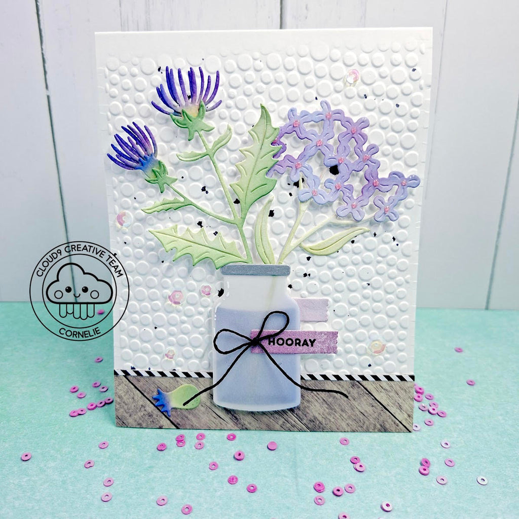 Birthday Card feat. Spellbinders Field Notes Wildflowers