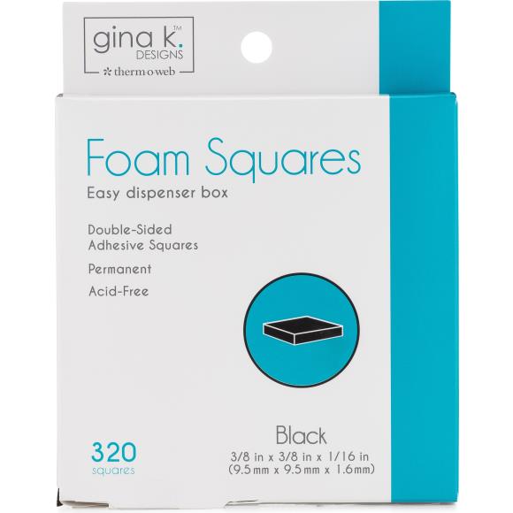 Gina K. Designs - Foam Squares Black