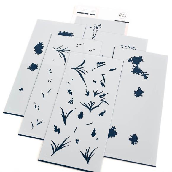 SET DEAL: Pinkfresh Studio - Tuberose + Layering Stencil