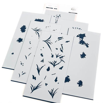 SET DEAL: Pinkfresh Studio - Tuberose + Layering Stencil