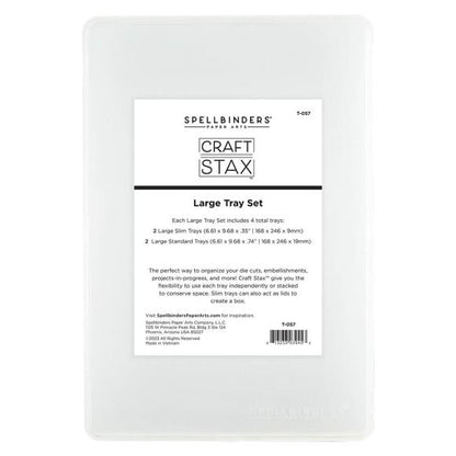 Spellbinders - Craft Stax Tray Set Large (4pcs)