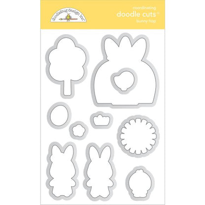 SET DEAL: Doodlebug Design - Bunny Hop Doodle Stamps & Doodle Pops
