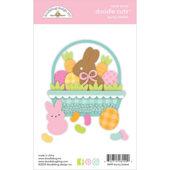 Doodlebug Design - Bunny Basket Doodle Cuts