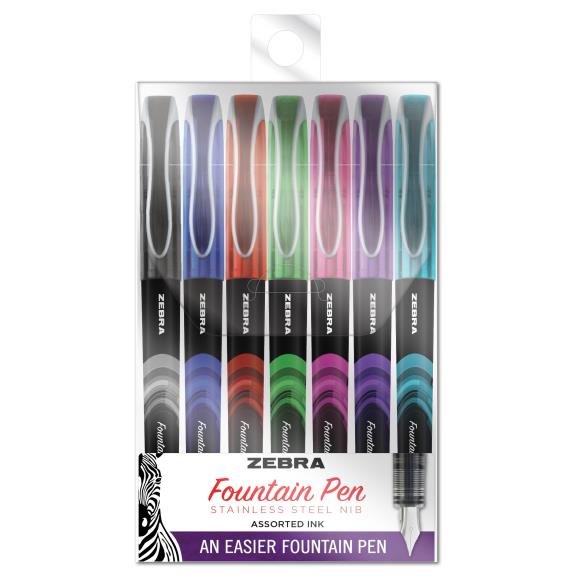 Zebra - Fountain Pens (7pcs)