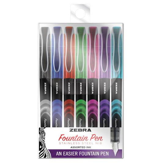 Zebra - Fountain Pens (7pcs)