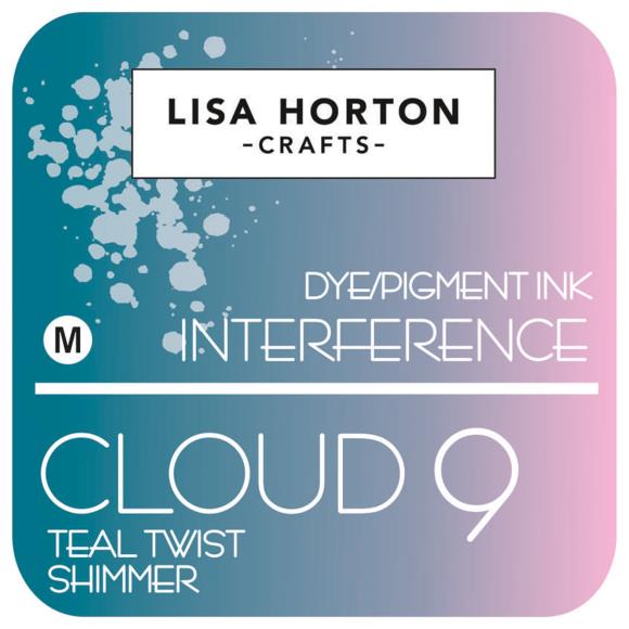 Lisa Horton Crafts - Cloud 9 Interference Dye/Pigment Shimmer Ink Teal Twist