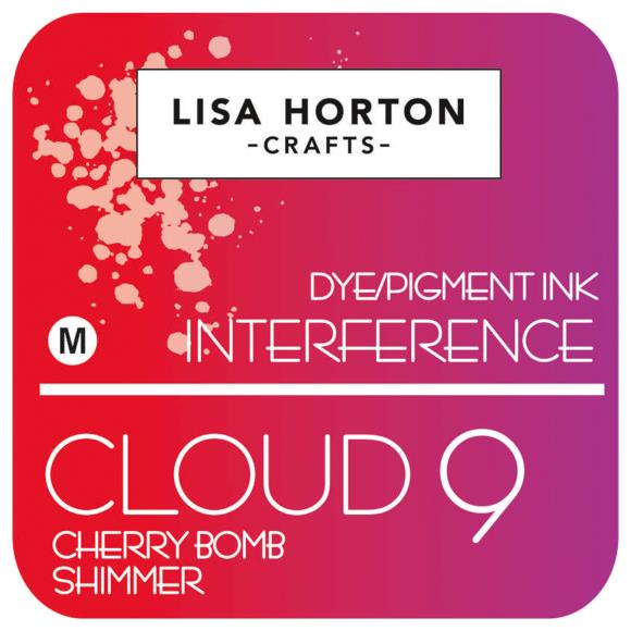 Lisa Horton Crafts - Cloud 9 Interference Dye/Pigment Shimmer Ink Cherry Bomb