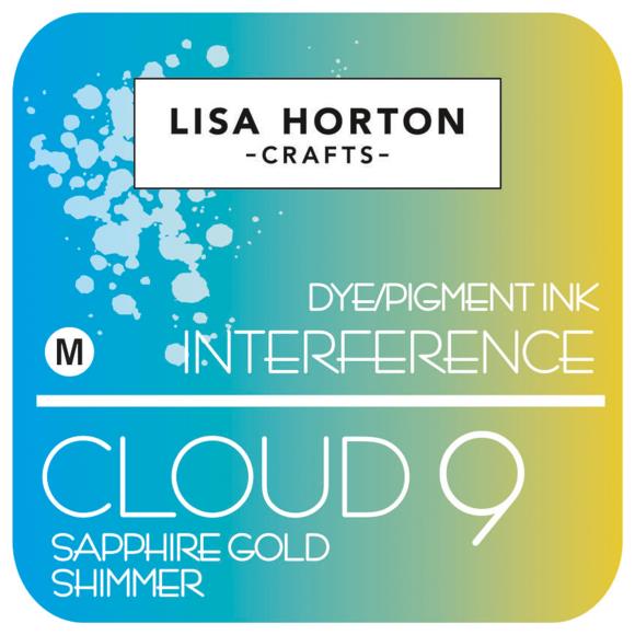 Lisa Horton Crafts - Cloud 9 Interference Dye/Pigment Shimmer Ink Sapphire Gold