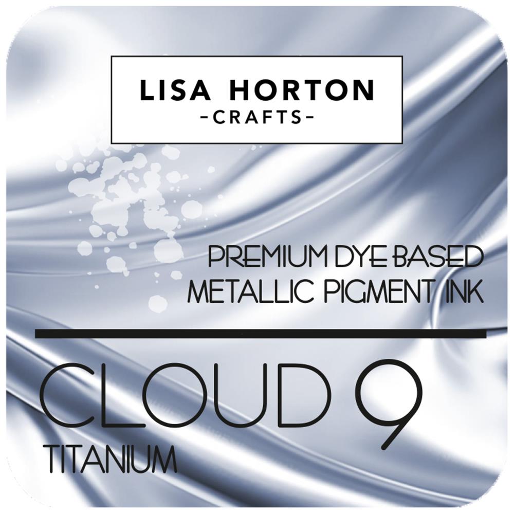 Lisa Horton Crafts - Cloud 9 Premium Dye Based Metallic Pigment Ink Titanium