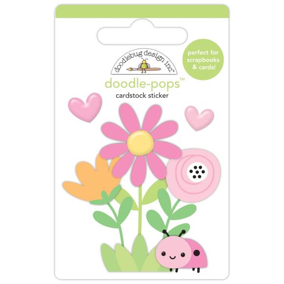 Doodlebug Design - Butterfly Kisses Ladybug Garden Doodle Pops