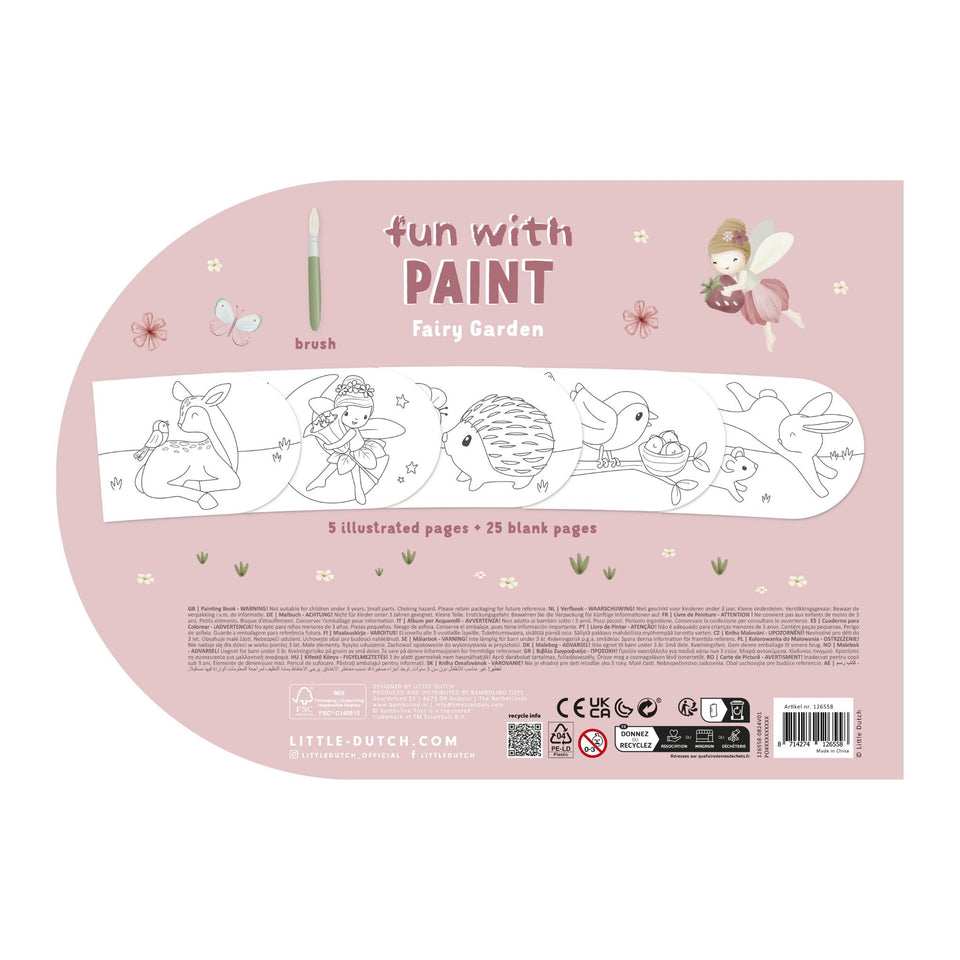 Little Dutch - Painting Book Fairy Garden