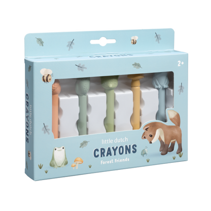 Little Dutch - Wax Crayons Forest Friends (5pcs)