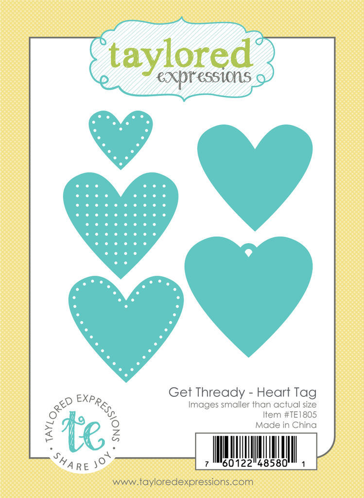 Taylored Expressions - Get Thready - Heart Tag