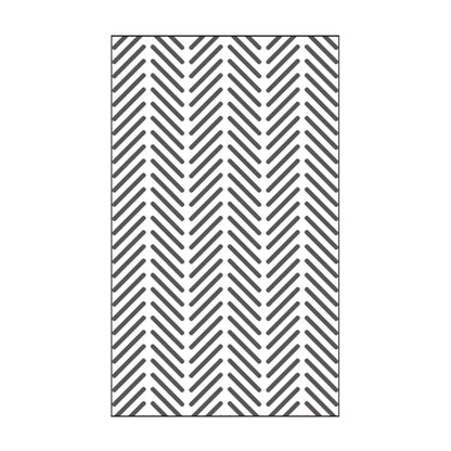 Vaessen Creative - Fish Bone Grid Embossing Folder