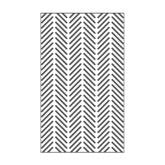 Vaessen Creative - Fish Bone Grid Embossing Folder